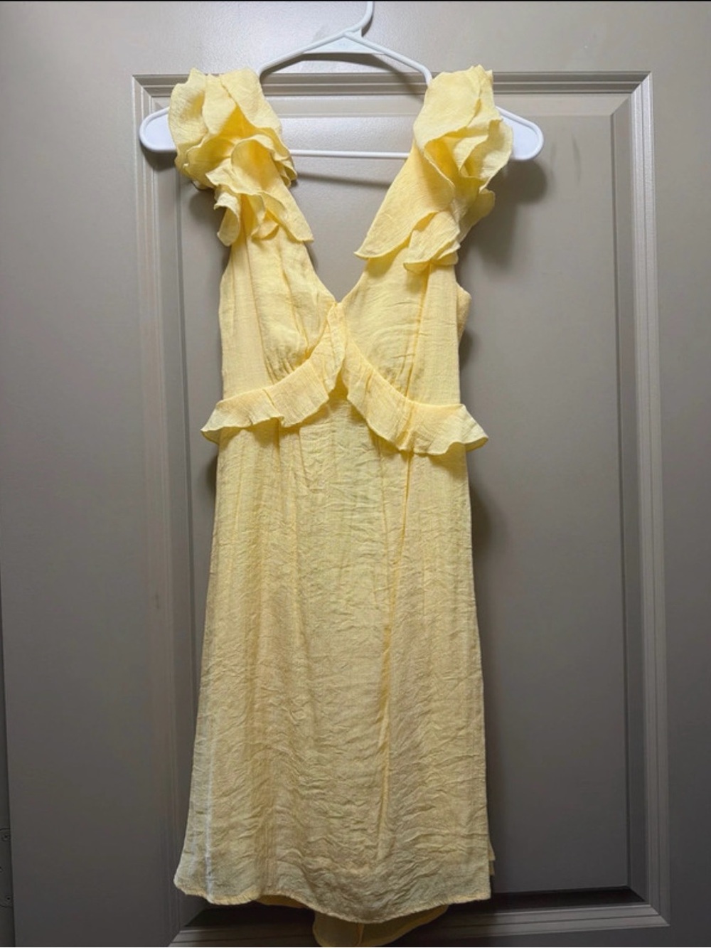 Yellow Mini Dress